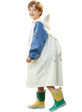 【升级春亚纺】儿童雨衣上学专用