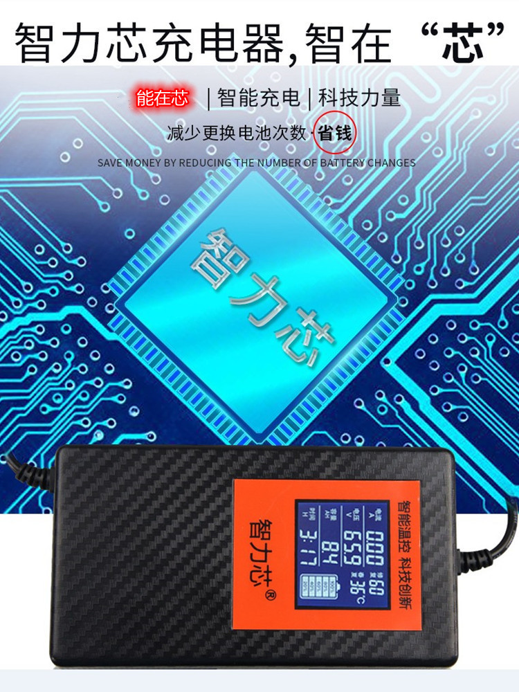 锂电池电动车充电器48V36V60V24V2A72V平衡车哈雷电车锂离子通用