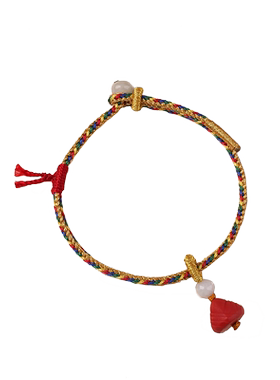 初岚端午节五彩绳红绳手链