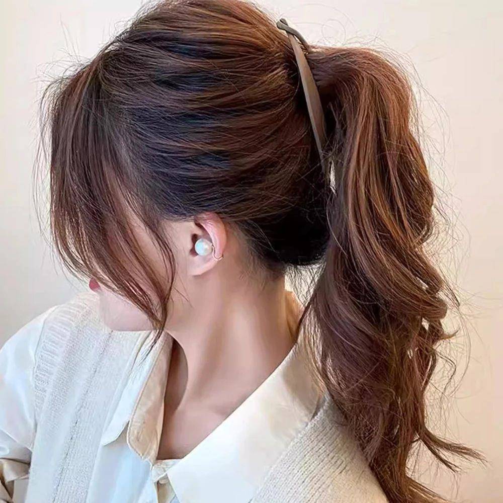 Matte Fish Shaped Hairpin Ponytail Banana Hair Clip Headband