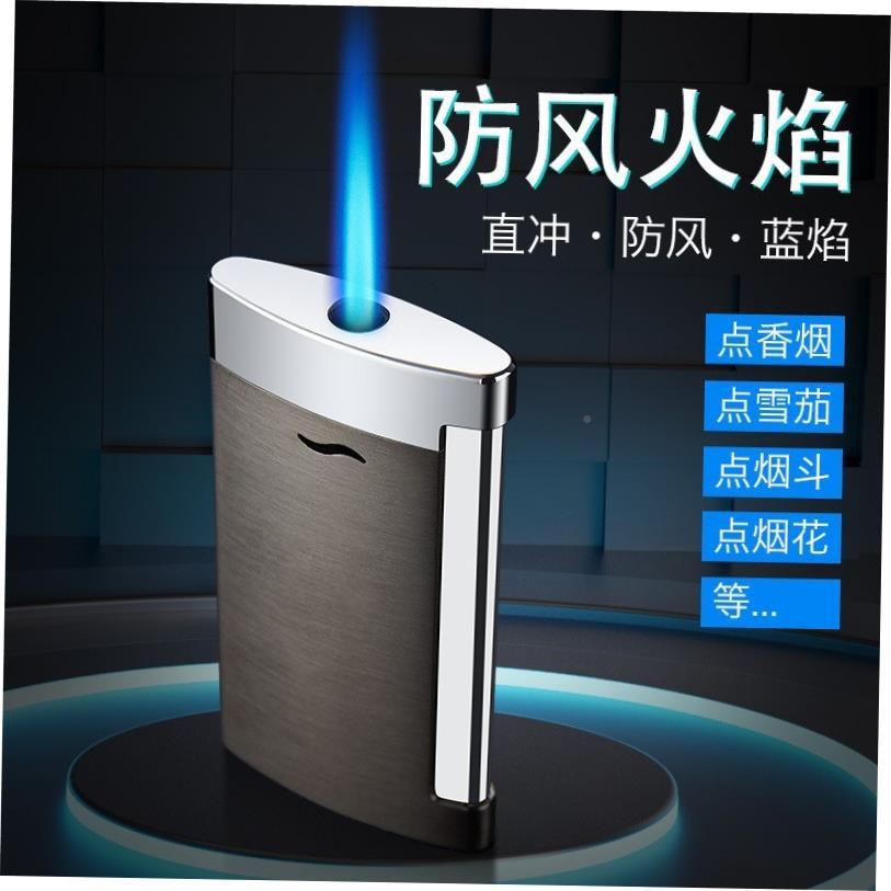 Straight flush windproof lighter inflatablBIntg1r4e lighter