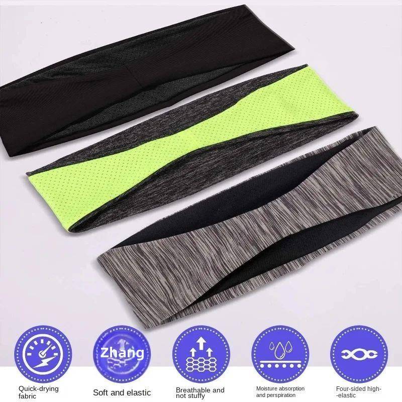 Sweatband for Men Women Elastic Sport Hairbands Head Band Yo