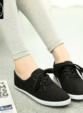 Summer canvas shoes for women girl white shoe plus size41 42