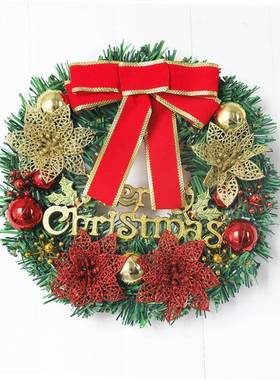 Christmas decoration wreath 30CM rattan wreath PVC simulatio