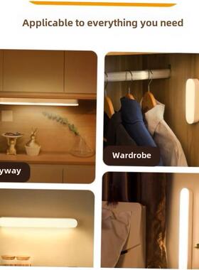 Motion Sensor LED Night Light USB Rechargeable Lamp感应灯 1