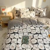 Bedsheet Bedding Bedcovers Sheets Quilt Set Duvet Bed Cover