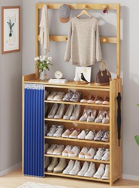 Multi layer space saving shoe rack, simple shoe rack, clothi