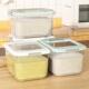 storage plastic box container rice cereal beans cover boxes