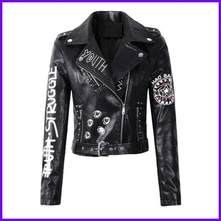 Coat Clothes Leather Jacket Women Jackets For Biker Coats