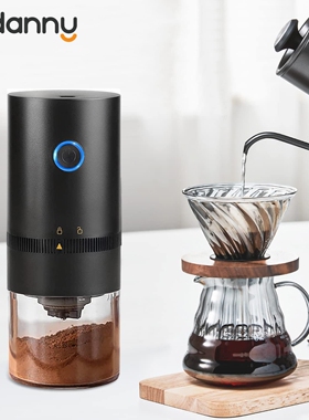 Electric Coffee Grinder Automatic Beans Mill Portabl咖啡研磨