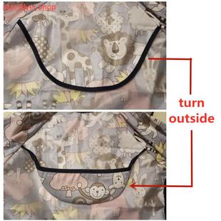 Baby Kids Toddler Long Sleeve Scarf Waterproof Art Smock Fee