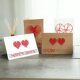 Greeting Love Cards Valentine Heart Day Romantic Notes