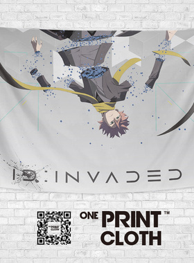 ID:INVADED异度侵入科幻推理动画漫画周边墙布装饰背景布海报挂布