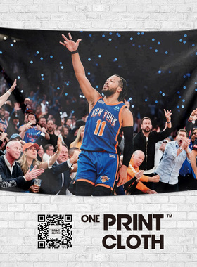 杰伦布伦森Jalen Brunson尼克斯篮球球星写真海报背景布墙布挂布
