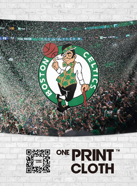 波士顿凯尔特人Celtics篮球周边球队球迷装饰海报挂毯背景布挂布