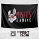 欧洲Misfits Gaming兔子MSF战队海报定制周边装 饰画背景墙布挂布