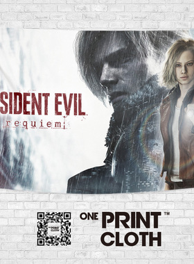 生化危机安魂曲Resident Evil Requiem游戏周边海报背景布挂布毯