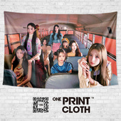 Hearts2Hearts H2H女团写真S2U应援周边海报背景布墙布挂布挂毯