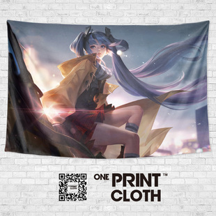 王者荣耀阿古朵沈梦溪瑶孙膑安琪拉蔡文姬孙尚香背景墙布海报挂布