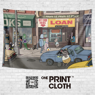 机器人之梦动画动漫电影海报周边创意店铺墙壁装饰背景墙布挂布