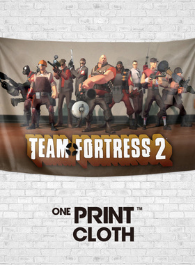 TF2军团要塞Team Fortress2创意游戏定制周边装饰背景布海报挂布