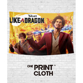 如龙YAKUZA人中之龙日本游戏周边定制墙布装 饰背景布海报挂毯挂布