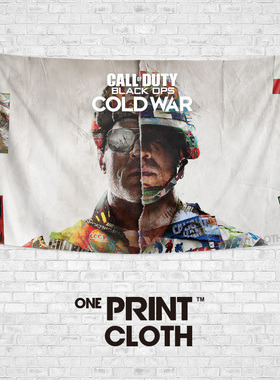 COD使命召唤17黑色行动冷战创意游戏周边装饰背景布海报挂画挂布