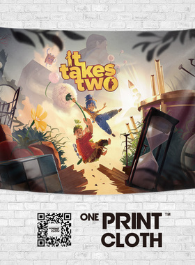 双人成行It Takes Two创意游戏周边海报墙壁装饰背景布挂毯挂布