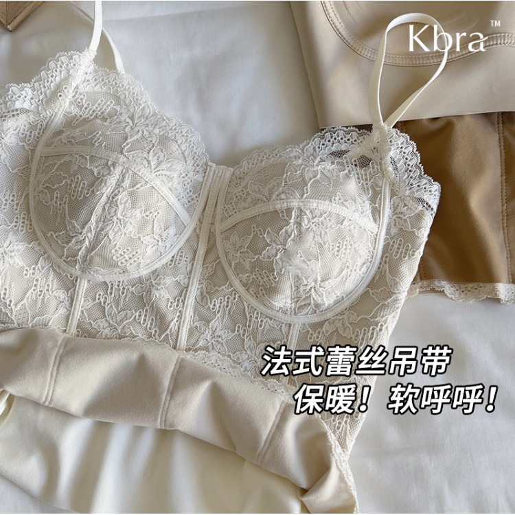 新款保暖带胸垫内搭外穿打底