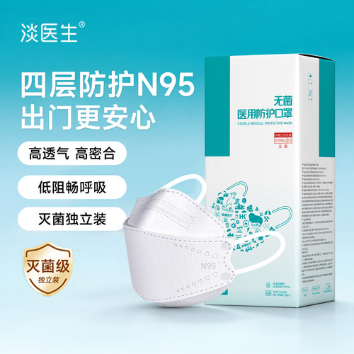 n95医用防护口罩独立装成人灭菌