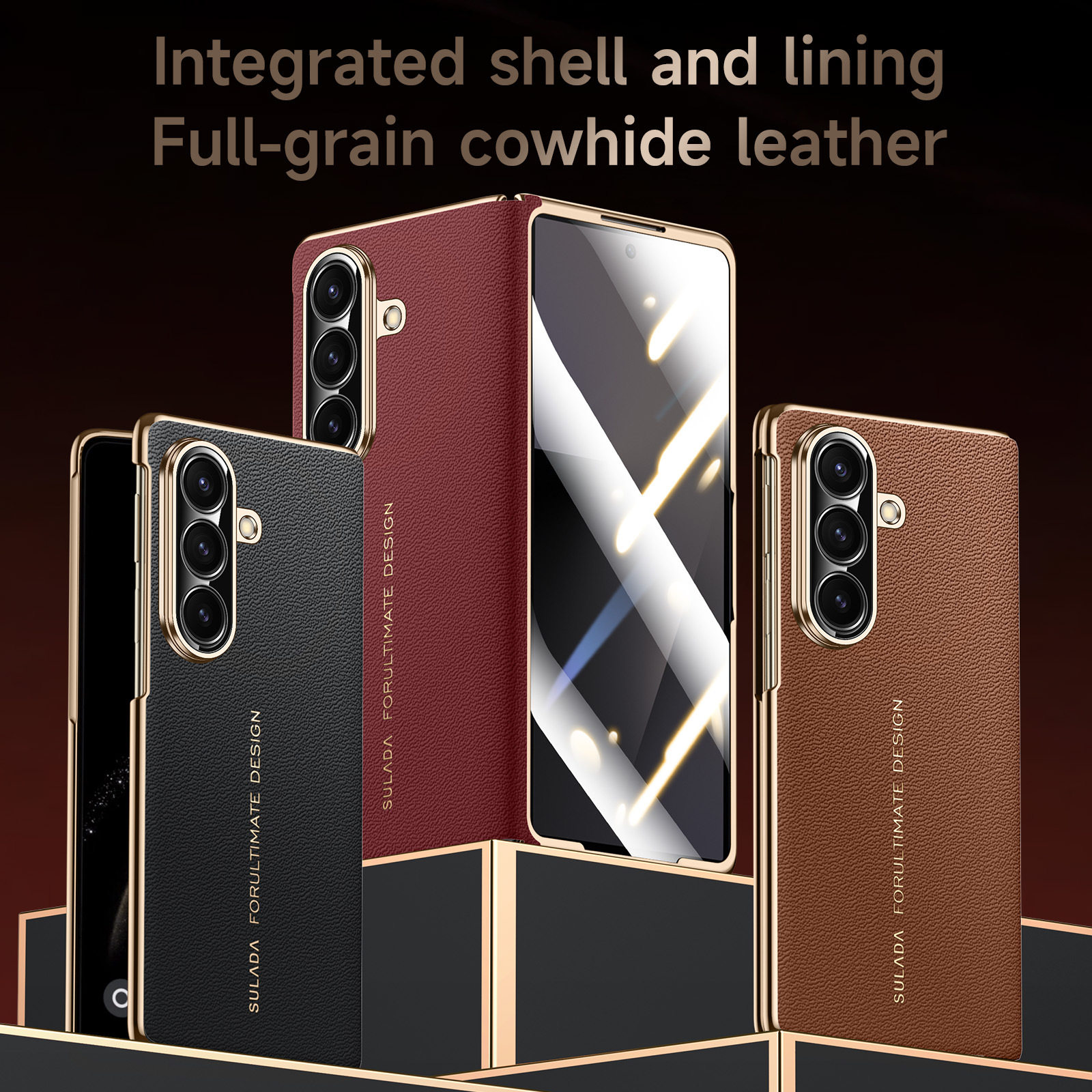 适用三星galaxy zfold8ultra手机壳fold8高端商务f0ld7双面全包matex7真皮套x6壳膜一体x5磁吸支架x3翻盖皮套