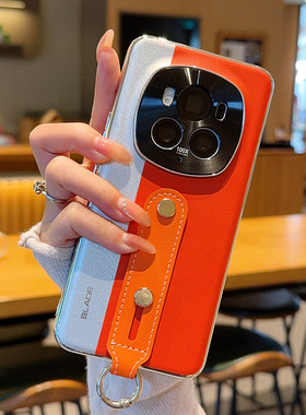 荣耀magic8手机壳mgaic8pro素皮majic6至臻版m7rsr腕带maigc支架Honor魔术mg适用migac后壳migic女magc7magac