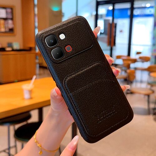 适用Infinix Note Edge手机壳Tecno传音NoteEdge保护套时尚皮质带插卡槽放卡片装公交门禁学生银行卡片case女