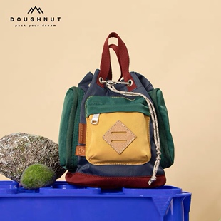 Doughnut甜甜圈迷你双肩包女斜挎包学生mini微单相机包手提包新品