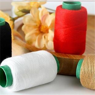 细线专用手D2 补手工缝纫机缝衣服白线黑色针线线衣线缝家用缝线
