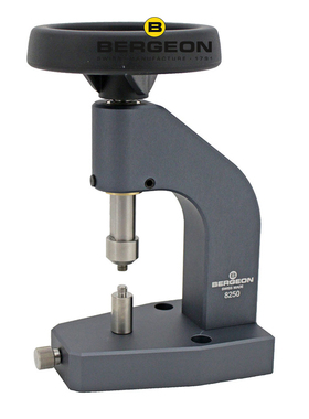 博格BERGEON 8250 压盖机修表工具 精密小型压机阳极氧化铝材质M6