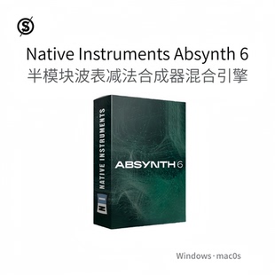 传奇半模块波表减法合成器Win Native Absynth Mac Instruments