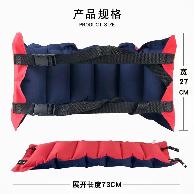 学游泳教学浮带浮袋充气加厚腰漂男女儿童通用游泳圈直销