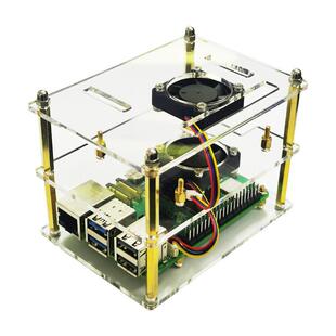 树莓派5透明亚克力外壳多主板多层堆叠加自由组装集群架子带风扇