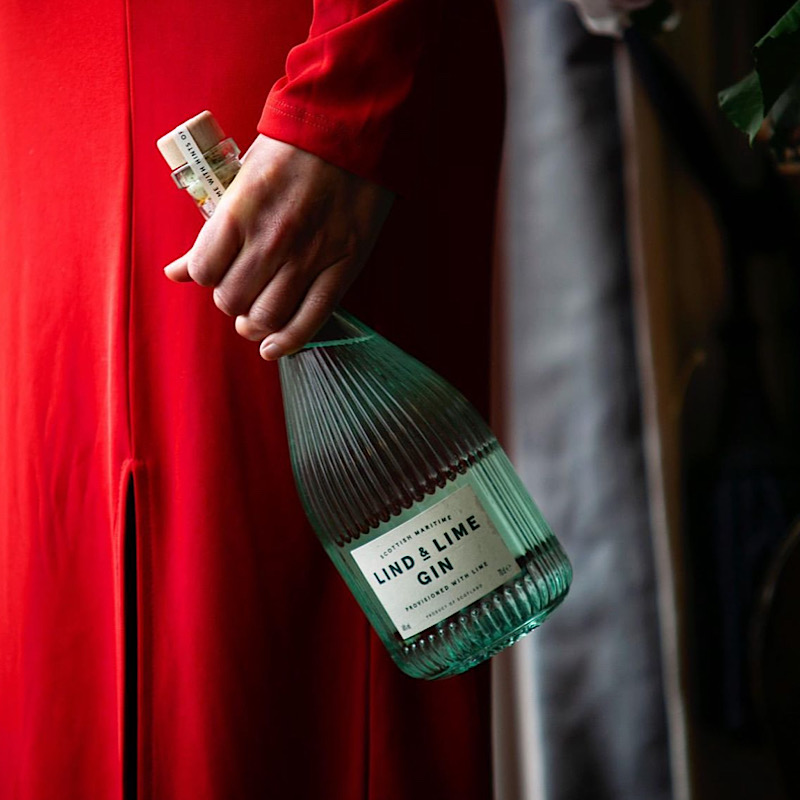 英国林德莱姆手工金酒LIND&LIME GIN优雅温润杜松子酒带盒鸡尾酒