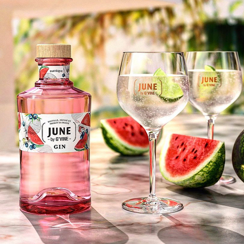 法国JUNEGIN纪恩西瓜金酒配制酒