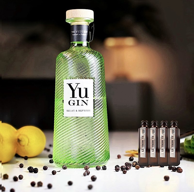 全家桶200ML700ML1000ML法国YU GIN清新柚子YU金酒杜松子酒鸡尾酒