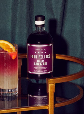 澳大利亚进口FOUR PILLARS GIN天然深紫色水果风味 四柱西拉金酒
