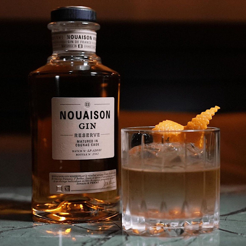 法国纪凡珍藏金酒NOUAISON RESERVE GIN丰富香味杜松子酒鸡尾酒