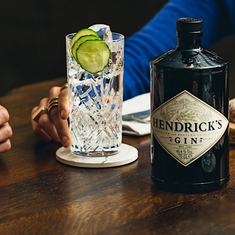 英国亨利爵士金酒HENDRICK'S GIN多种草本小批量酿造小众杜松子酒