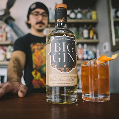 美国BIGGIN逼格波旁桶陈金酒