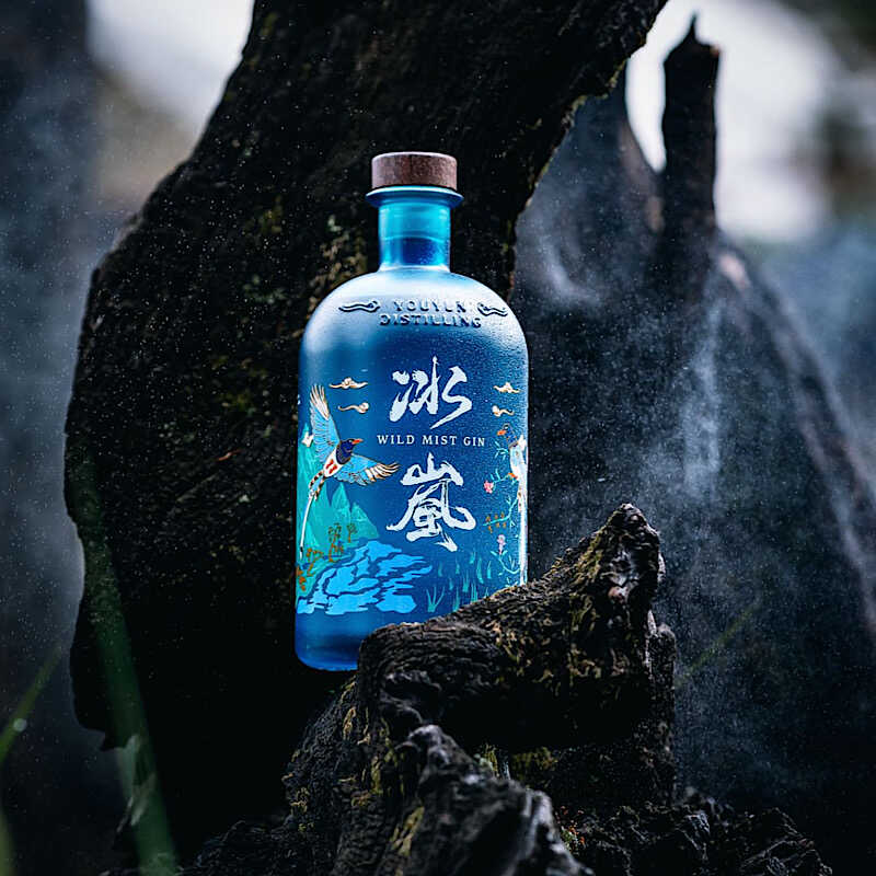 云南小众手工冰岚干金酒杜松子酒