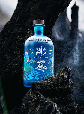 国产小众手工冰岚干金酒 WILD MIST GIN750ML送4瓶汤力水杜松子酒