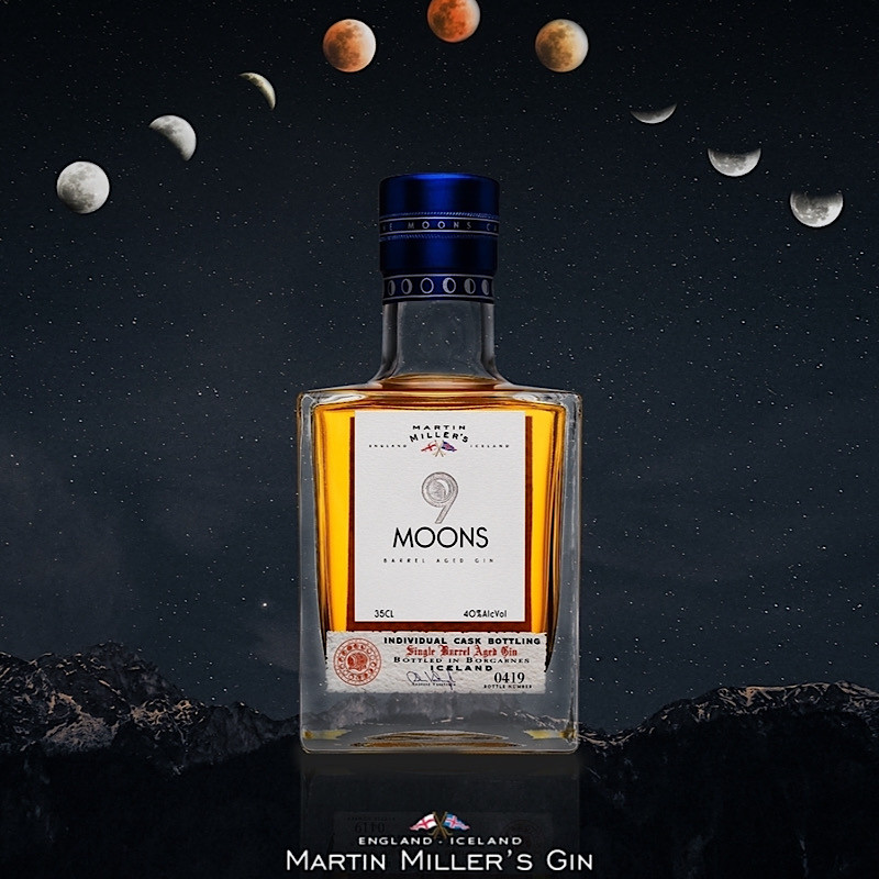 英国MARTIN MILLERS 9MOONS 香草椰子柑橘和橡木 马丁米勒9月金酒