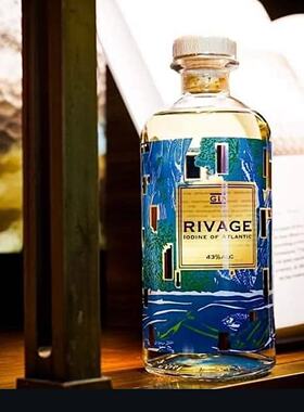 法国RIVAGE GIN干邑酒庄出品柔滑自带果香 高帝海岸葡萄金酒调酒